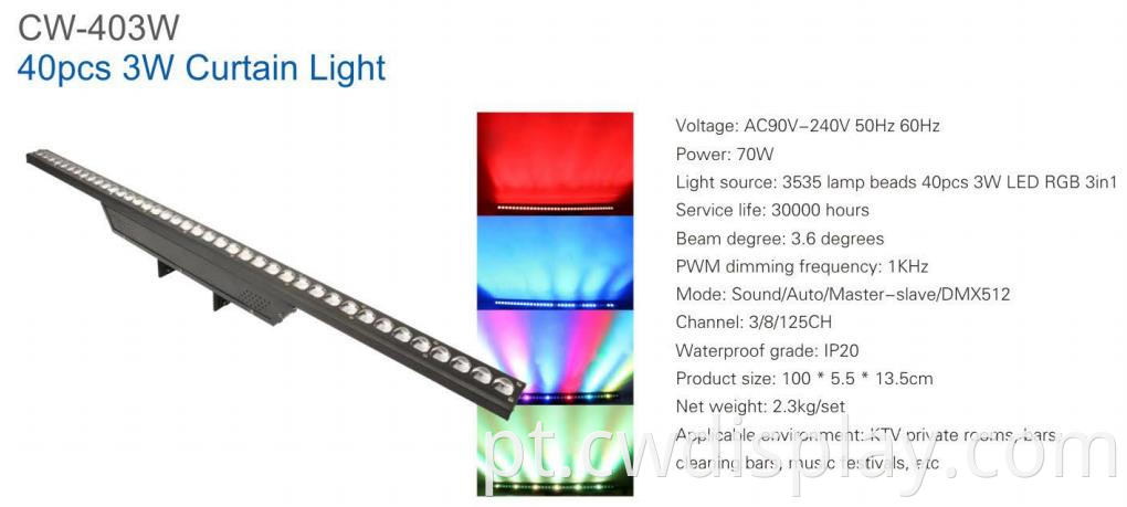 40pcs 3w Curtain Light